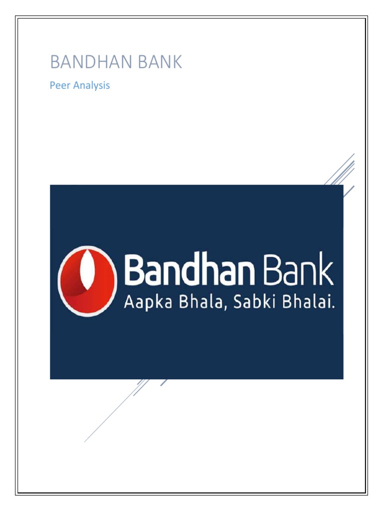 Bandhan Bank Project | PDF | Microfinance | Reserve Bank Of India