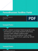 Pemeliharaan Fasilitas Parkir