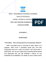 Psicanálise - Marco Revolucionário Do Pensamento Moderno