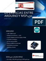 Diferencias Entre Arduino y Msp430