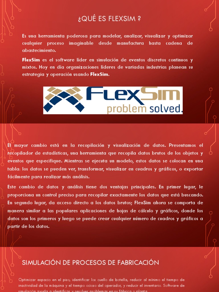 Analyzing Data Del Software de Simulación Flexsim | PDF | Simulación ...