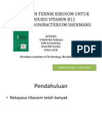 Penerapan Teknik Ribosom Untuk Produksi Vitamin b12