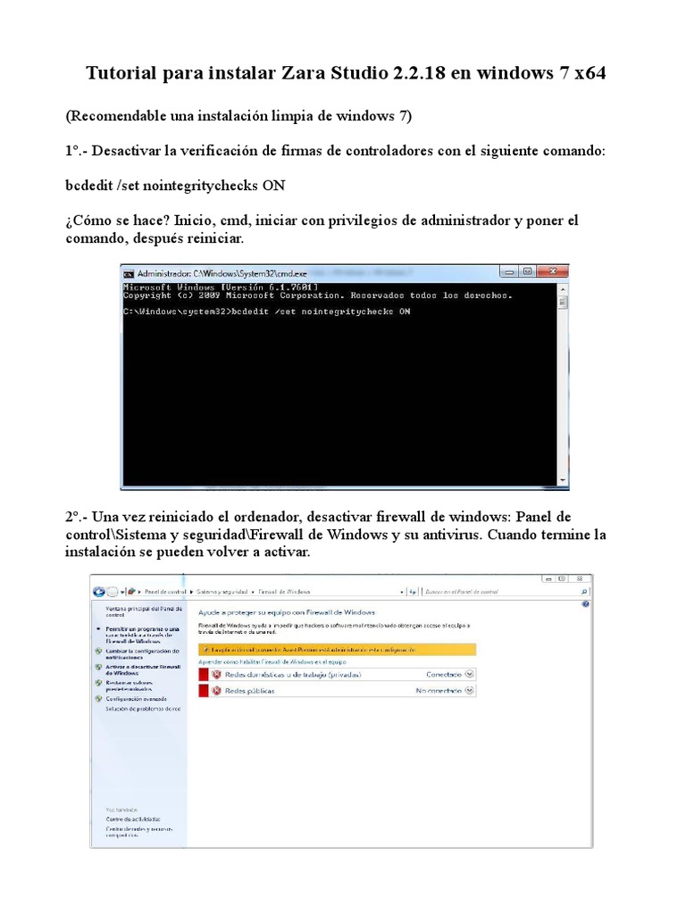 Instalar Zara Studio 2.2.18 en Windows 7 | PDF | Archivo de computadora ...