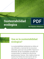 Sustentabilidad Ecologica