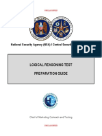 Logical Reasoning Test Preparation Guide: National Security Agency (NSA) / Central Security Service (CSS)