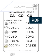 Familia Silabica CA Co Cu