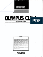 Manual de Usuario-Fabrica Fuente de Luz Olympus CLK 3-4