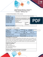 Activity Guide and Evaluation Rubric - Units 1, 2 Activity 3 Writing Task