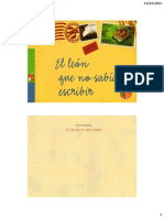El Leon Que No Sabia Escribir PDF
