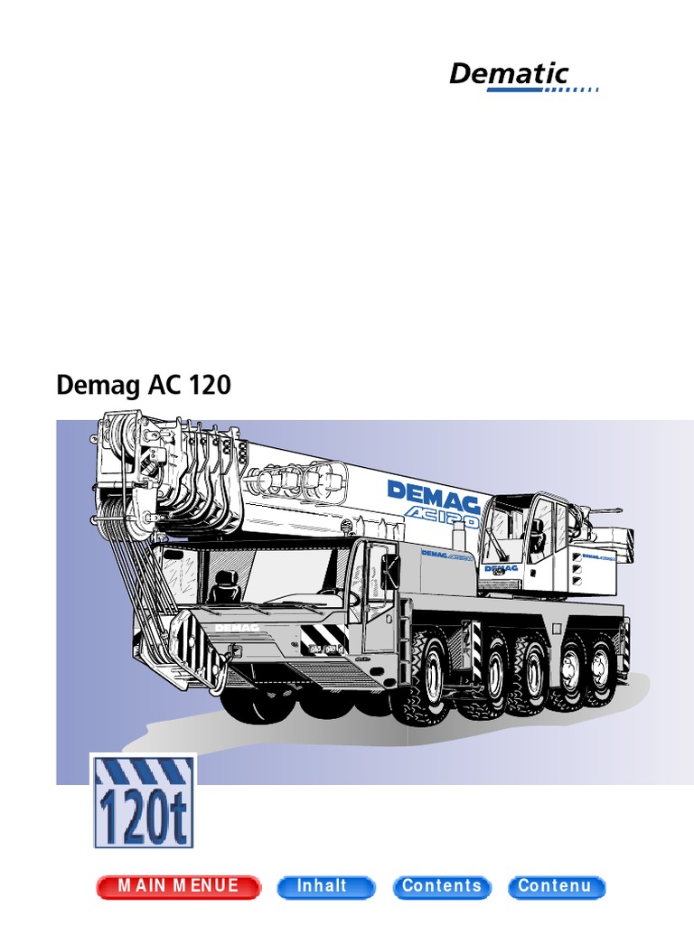 Demag Ac 120 Toneladas PDF | PDF