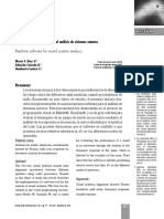 Software en Tiempo Real para El Análisis de Sistemas Sonoros