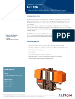 ARC 820 High-Speed Circuit Breaker - Product Sheet - English