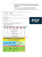 PROGRESIÓN ARITMÉTICA