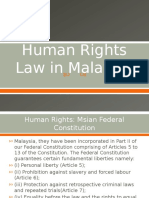 Human Rights Law in Malaysia
