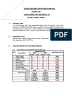 Laporan Prestasi Pra Upsr 2018