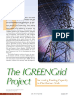 The Igreengrid Project: Increasing Hosting Capacity in Distribution Grids