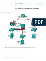 10.3.1.1 Lab C - Configure Clientless Remote Access SSL VPNs Using ASDM