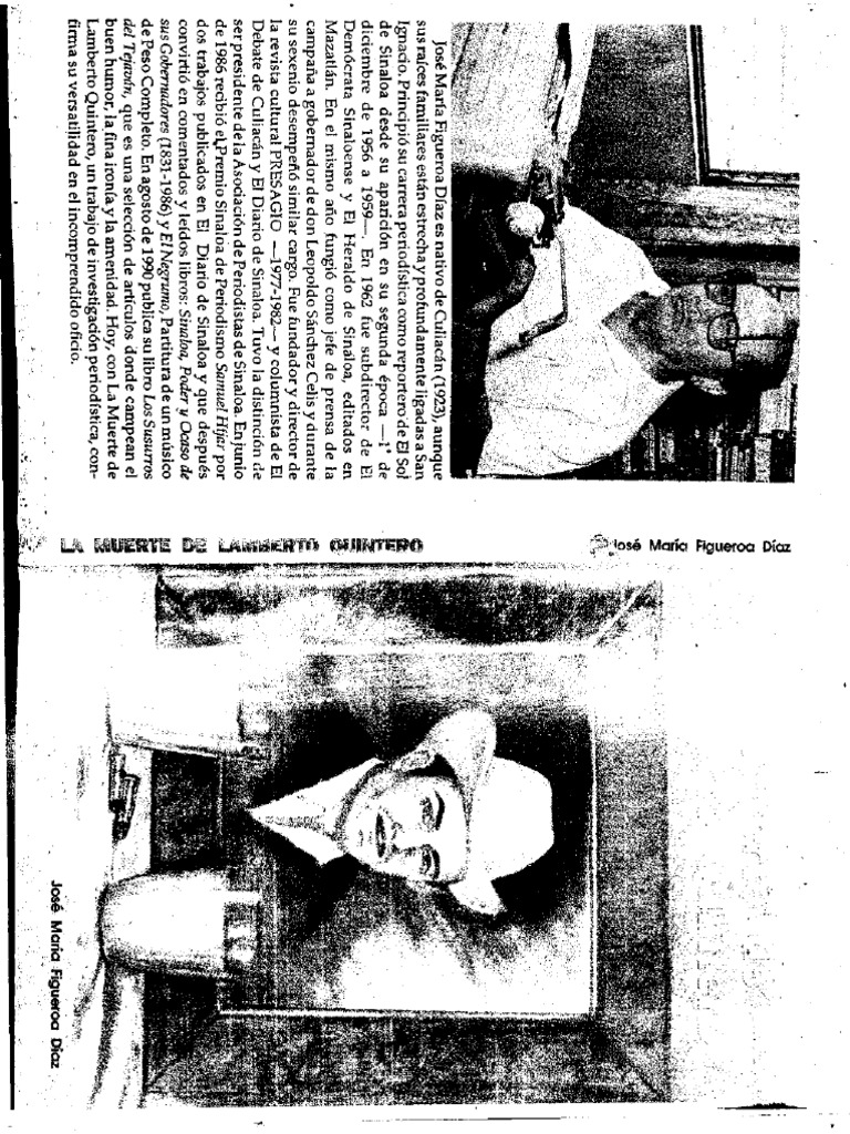 La Muerte de Lamberto Quintero José María Figueroa Diaz | PDF