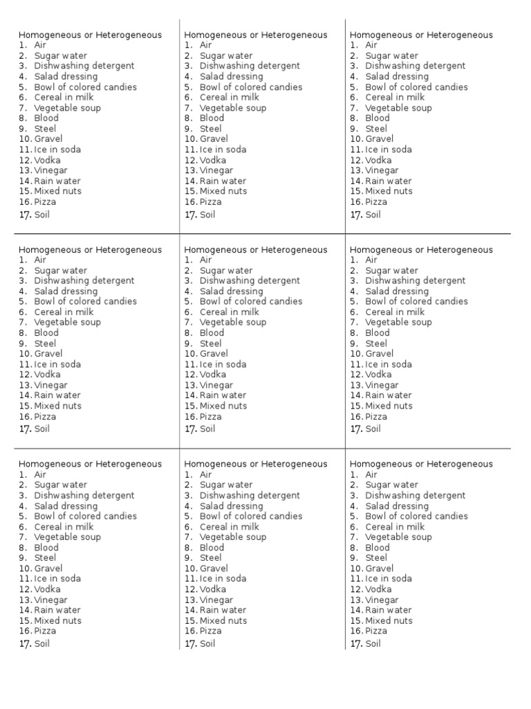 Homogeneous or Heterogeneous PDF Homogeneity And Heterogeneity Candy