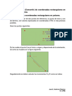 Transformar UTM A Polares y A Su Vez Viceversa