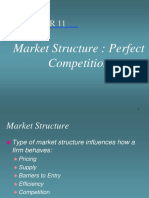 Market Structure Perfect Competition