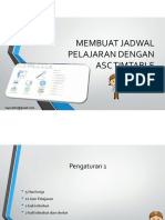 Membuat Jadwal Pelajaran Dengan Aplikasi Asc Timtable