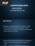 Epilepsy pathophysiology