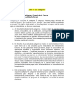 Qué es una categoría? Las categorías como conceptos fundamentales