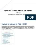 Controle de Potência Via PWM - ESP32
