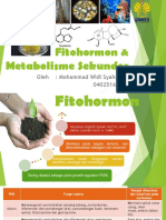 M. Widi Syahroni - 0402516025 - Fitohormon Dan Metabolisme Sekunder