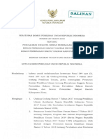 PKPU No 20 Tahun 2018 Pencalonan Pemilu 2019 PDF