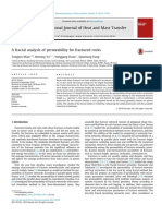 Fractal analysis of permeability for fractured rocks