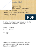 Suppose The Quantity Demanded For Good Y Increases From 100 Units To 125 Units When The Price Decreases From RM 10 To RM 8