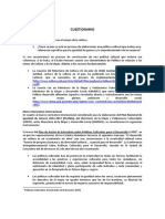 Peru UNESCO Questionnaire On Gender Equality and Culture