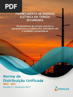 NDU 001 - Fornecimento de Energia Elétrica Em Tensão Secundária Edificações Individuais Ou Agrupadas Até 3 Unidades V5