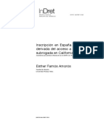 Inscripción en España de La Filiación PDF