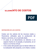 Elementos de Costos