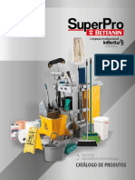 Catálogo de produtos de limpeza profissional da SuperPro