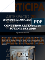 Jorge Miroslav Jara Salas - ¡Conoce a los ganadores!, Concurso Artespacio Joven BBVA 2018