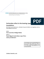 Perforation Effect in the Bearing Capacity of Shallow Foundations