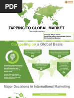 Tapping To Global Market