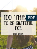 100 Things to Be Grateful For