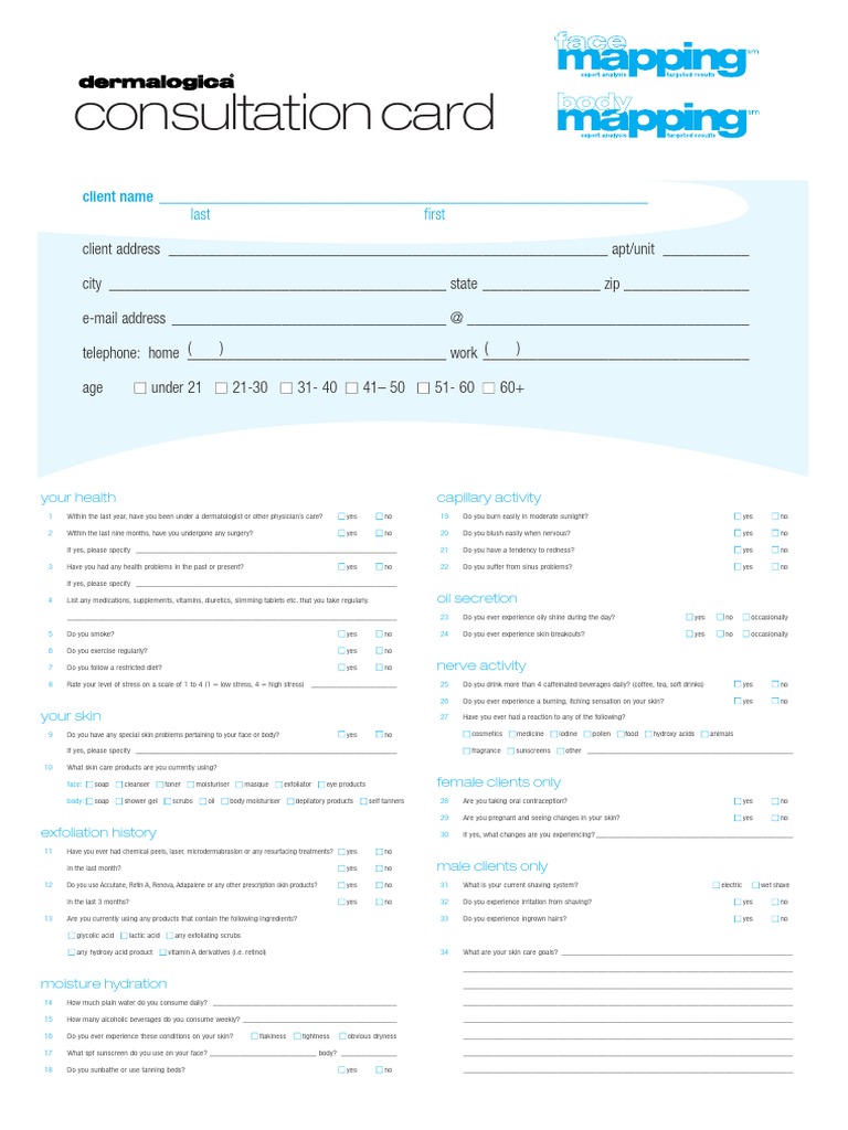 dermalogica-consult-card-pdf-cosmetics-human-appearance