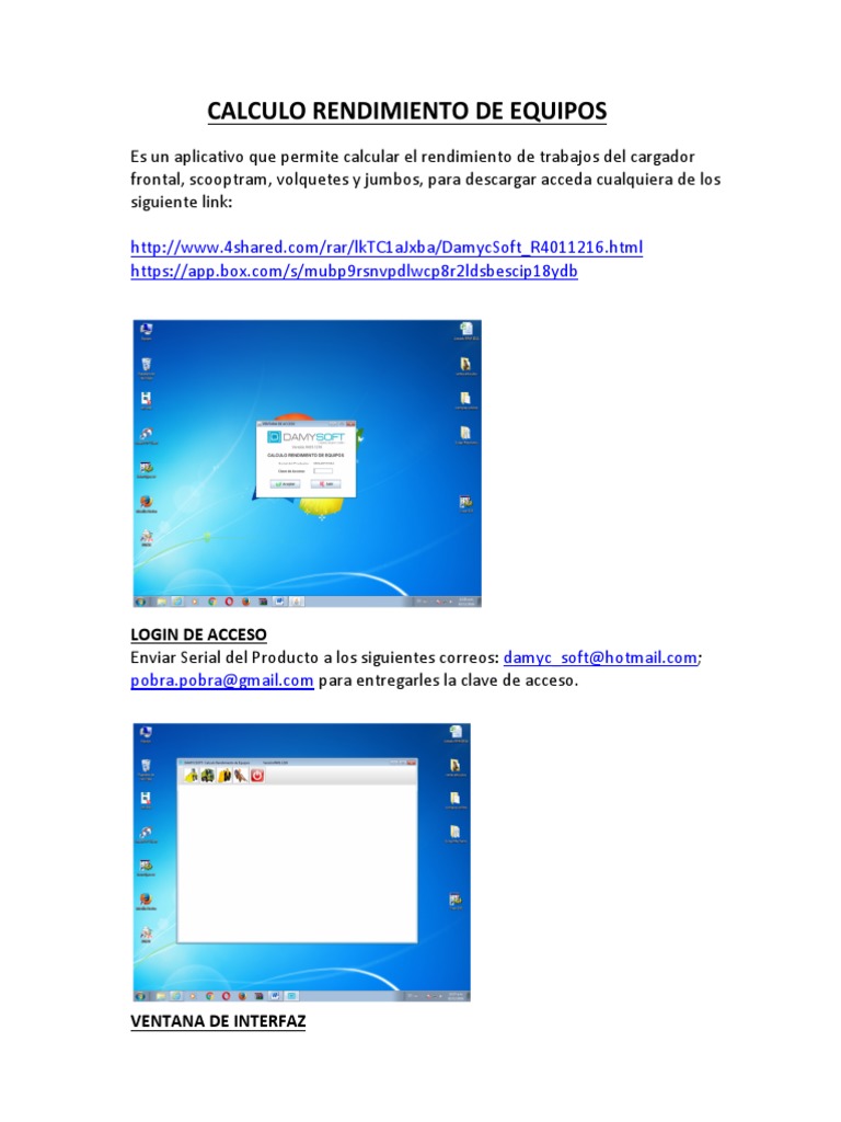 Calculo Rendimiento De Equipos Pdf Pdf Perforar