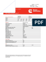 Generator Set Data Sheet: Our Energy Working For You.™