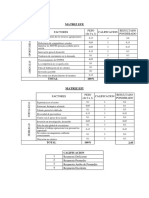 Matriz Efe & Efi & Foda Cruzado