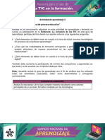 Evidencia Foro Actores Del Proceso Educativo