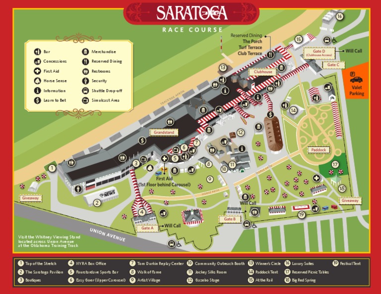 Santa Race Track Seating Chart