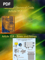 3 National Electrical Code Definitions ARTICLE 314