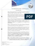 Ordenanza Sustitutiva Que Regula La Organizacion, Administracion y Funcionamiento Del Registro D